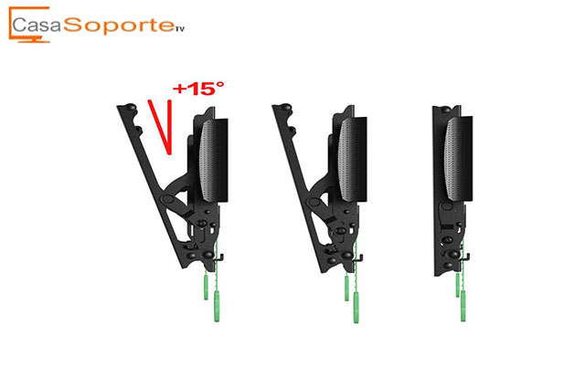 soporte con inclinacion de pared para televisores plasma ref 520